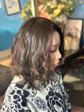 アスイン(asuin) ミルクティー&レットパープルアクセサリーカラー