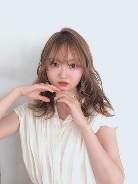 クシュ 所沢東口店(kusyu...) 鎖骨ミディアム×スモーキーグレージュ×所沢