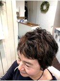 ショートマッシュパーマ