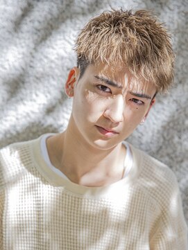 アイヴィ 表参道(IVY) 小久保style☆2wayバングフェザーバングプラチナベージュウルフ