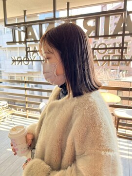 リバレッジ 広尾(Leverage) 切りっぱなしボブ【恵比寿・広尾】小滝楓