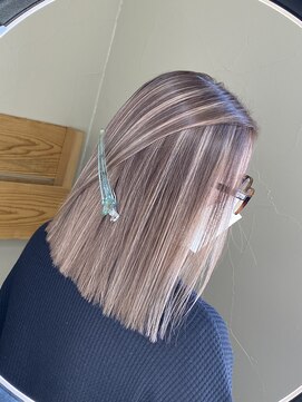 メリー ひたちなか(MERRY) 好感度◎ほつれロング×シースルーバング ひし形シルエット