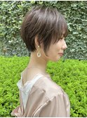 大人ショートボブ20代30代40代50代/前下がり/マッシュ/可愛い