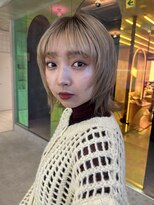 ロンドルーチェ 心斎橋(Lond luce)&nbsp;ダークアッシュ/ミディアムレイヤーカット［髪質改善/縮毛矯正］