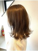 ふんわりカール/小顔ミディ[ヘッドスパ/髪質改善/白髪染め/千葉]
