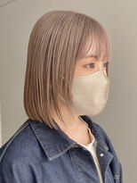 ソーコ 渋谷(SOCO)&nbsp;ロブボブショートボブミニボブ切りっぱなしボブ前下がりボブ前髪