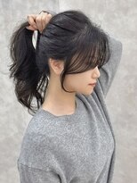 マウル 栄(MAEUL) 長め前髪 レイヤーカット 韓国ヘア