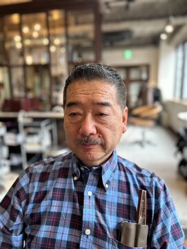 リバレッジ 広尾(Leverage) 大人のアップバングフェード：Taishin  Omura