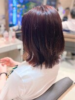 ヘアリゾート粋 ティガ 池袋店(tiga)&nbsp;ミディアムレイヤー/透明感カラー/ショコラブラウン