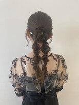 フレームセントラル(FRAME central)&nbsp;《FRAMEcentral》ポニーテール×編みおろしツインテール