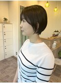 イメチェン/外ハネボブ/美髪/ワイドバング/ショート/レイヤー