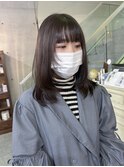 レイヤーカット/グレージュ