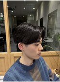 ダークアッシュ/ニュアンスパーマ/韓国マッシュ/スペインカール