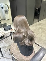 アクション 心斎橋店(ACTION)&nbsp;20代30代レイヤーカット　オリーブベージュ　韓国ヘア