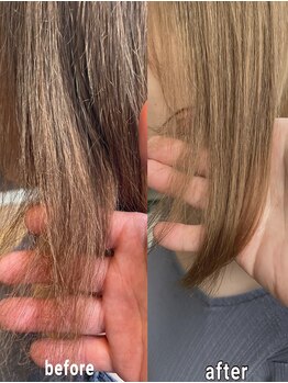 アジール(ASILE)の写真/ビビリ毛［匠］修正、エイジング毛にも優しい、高い技術力で美髪を叶える―。［池袋/髪質改善/縮毛矯正］