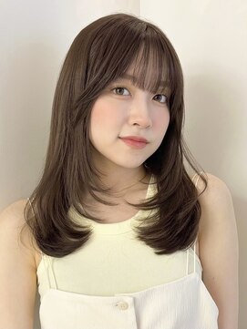 ローネス ギンザ(LONESS ginza) レイヤーカット/小顔カット/色素薄めカラー/透明感カラー