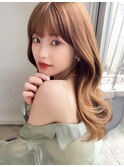 【NEW OPEN】小顔前髪あり後れ毛サイドバングメルティカラー