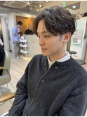 横浜★センターパートのナチュラルパーマ