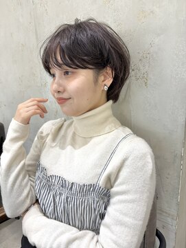 ロンドフルール 大宮東口(Lond fleur) ミニウルフレイヤーカット顔周りカット前髪カットショート/大宮