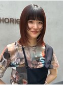 顔まわり似合わせカットが得意な松本によるレイヤーカット