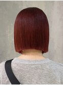 ボブ顔周りレイヤー韓国ヘアくびれミディミディアム_ba484392