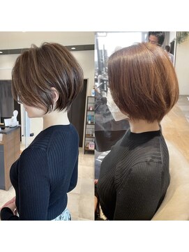 バンプ ギンザ(BUMP GINZA) 30代40代50代ショート白髪ぼかし銀座丸みくびれ井