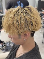 ルアン 大分駅店(ruen)&nbsp;大分メンズカットマッシュ波巻きスパイラルパーマ眉毛men's