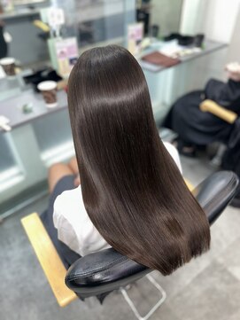 髪質改善で作る美髪ストレート/新宿/美髪矯正/艶髪