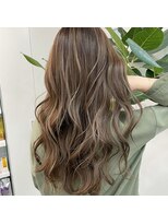 アディション 新宿(ADITION) 【韓国】艶感ハイライトミルクティーグレージュレイヤーカット