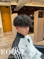 ルースト 原宿店(ROOST)&nbsp;MEN’S HAIR/波巻ツイストスパイラル/フェザーパーマ/原宿