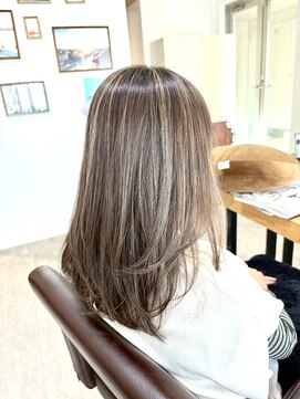 エイトタマプラ たまプラーザ店(EIGHT tamapla) 30代40代50代白髪ぼかしハイライトウルフレイヤー脱白髪染め