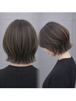 リトマス 二子玉川(litmus)&nbsp;白髪ぼかし/ウォームブラウン/大人ヘア/60代/シャンパンベージュ