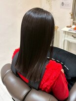 コルテ 倉敷西阿知店(CoRte.)&nbsp;美人シルエット/切りっぱなしセミロング/ヘアエステ/頭皮ケア