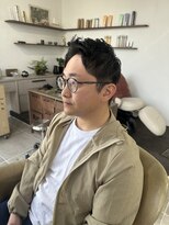 シラス(SiLasu)&nbsp;アップバングショート×ニュアンススパイラルパーマ