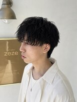 ゼゼ 高知店(zeze)&nbsp;韓国ニュアンスパーマメンズマッシュウルフパーマカルマパーマ