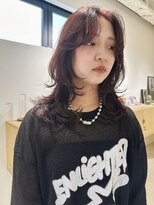 ニール 名古屋 伏見 丸の内(NEELU)&nbsp;【NEELU_misa】ハッシュカット×ワインレッド