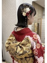 華かざり 京都 祇園四条 振袖着付+ヘアセット【成人式】