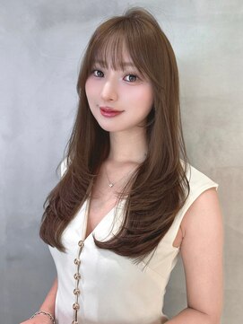 ロンドシトリン 四条烏丸(Lond citrine) 岡田洸太/韓国ボブ/韓国レイヤー/縮毛矯正/ヘーゼルベージュ