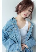 洗練された大人かわいい×色気のあるアンニュイボブ