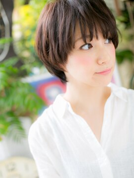 カバーヘア ブリス 戸田公園西口店(COVER HAIR bliss) *+COVER HAIR+*…トレンド前下がりショートa