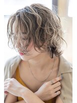 siena ハイトーンショート×ゆるウェーブ