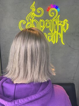 スパークスヘア(Sparks hair) プラチナベージュってゆーやつ