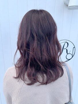 ロンド ヘアー(Rondo. Hair) #ベリーピンク_エアリーミディ_大人かわいい