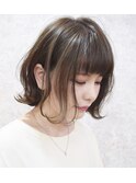 ゆるふわきりっぱなしボブ