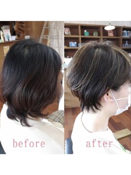 スミカ(sumica) #ショート　#ハンサムショート　#ハイライト