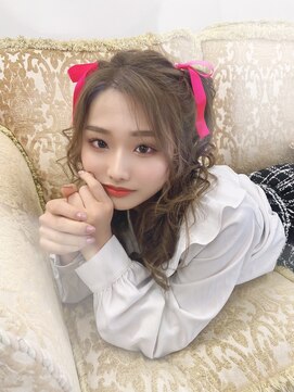 ヘア サロン クラン ソア 心斎橋店(hair salon clan soar) ハーフツイン【クランソア】ヘアセット/ヘアメ/心斎橋