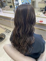 アース コアフュールボーテ 上尾店(EARTH coiffure beaute)&nbsp;【外国人風】グレージュの外国人風3Dハイライトカラー