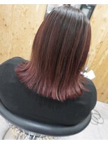 ヘアテリア リュウ 大塚(hair teria ryu) ハイライトベース×グラデーションピンク