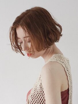 ピズムハク(PISM hak) フラッフィーガーリーセミウェットウェーブ/ショコラベージュ