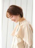 シースルーショートボブ